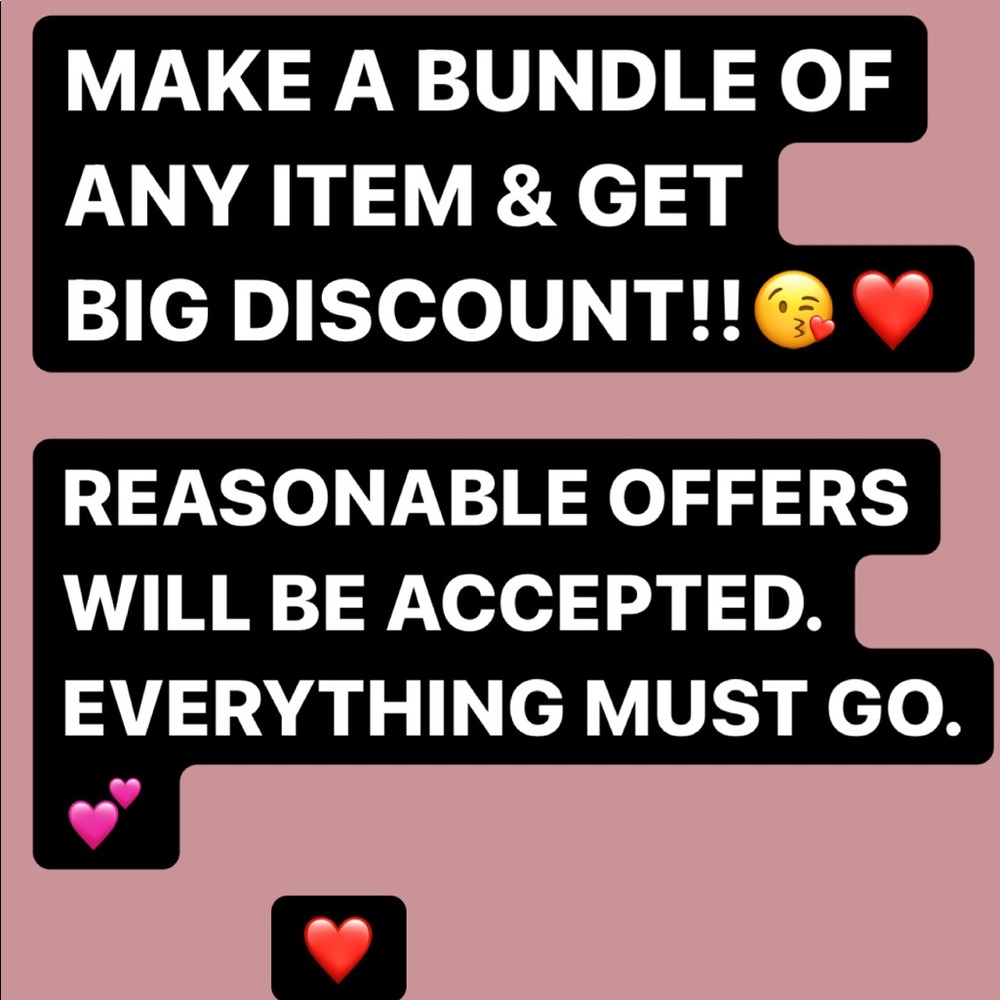 MAKE A BUNDLE OF ANY ITEM & GET BIG DISCOUNT.